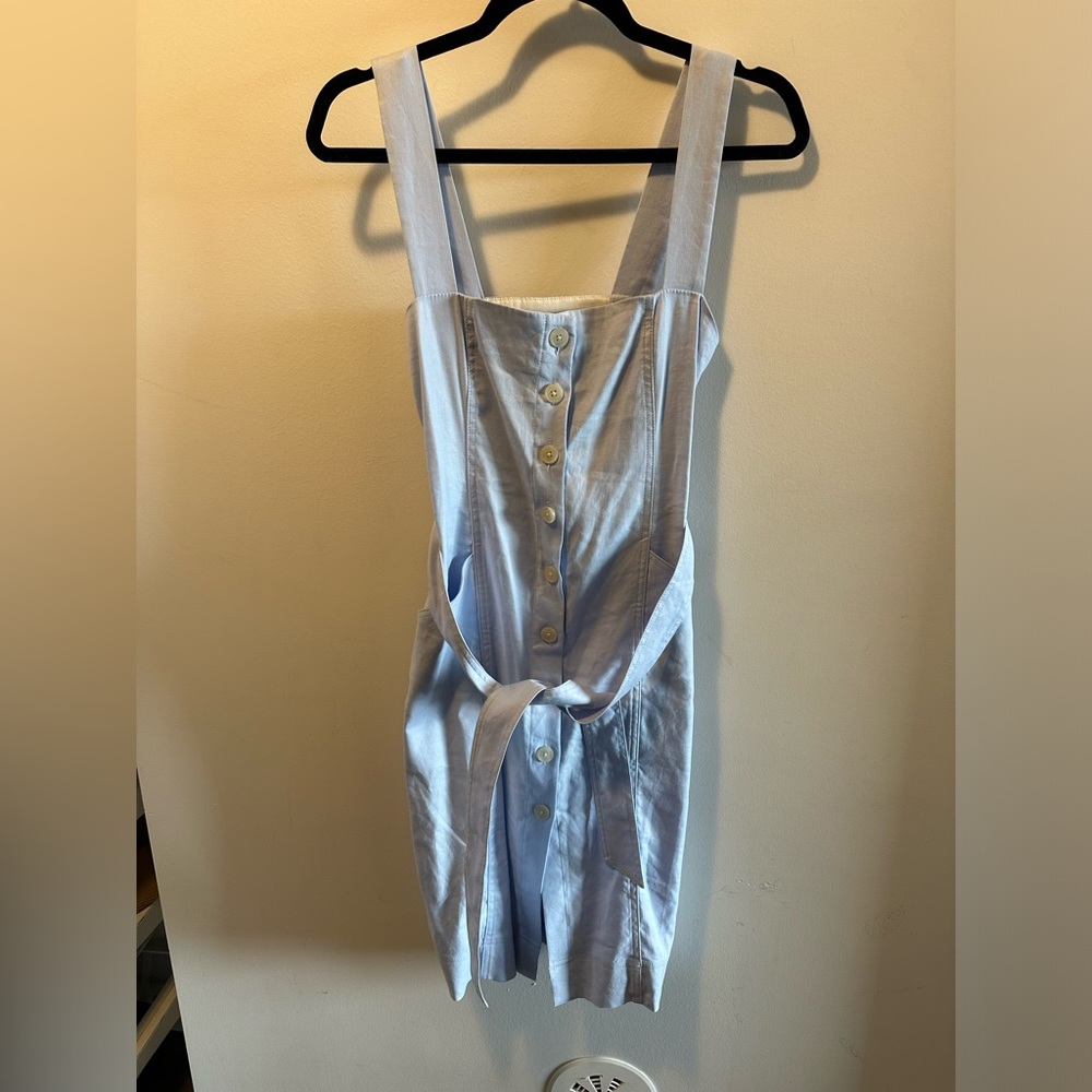 Baby Blue Button Up Dress